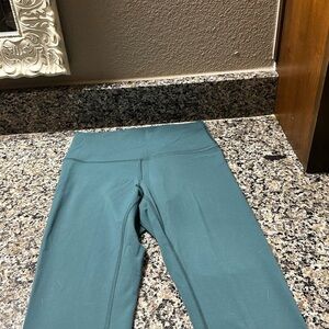 Teal High-Waisted Leggings